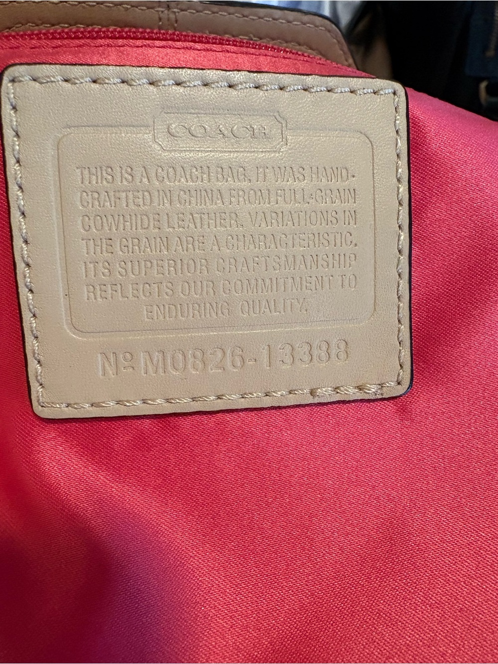 Coach Cashin Foldover Bag #13388 - Picture 5 of 12
